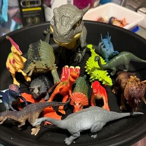 Colorful Dinosaur Toy Set